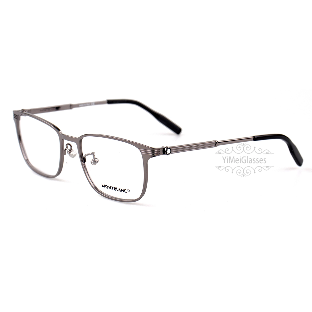 Montblanc Snowcap Emblem Metal Full Frame Eyeglasses MB0094 (13)