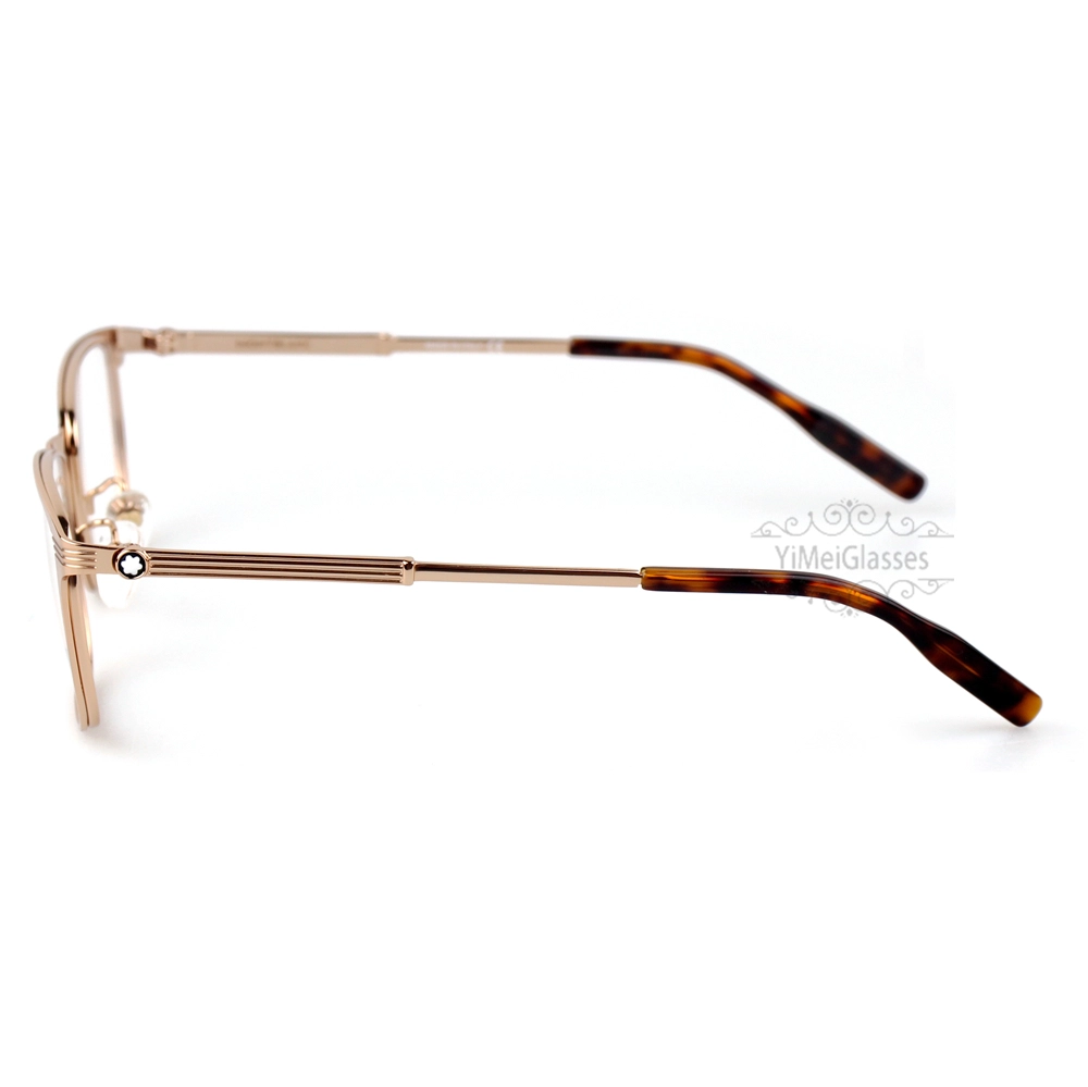 Montblanc Snowcap Emblem Metal Full Frame Eyeglasses MB0094 (4)