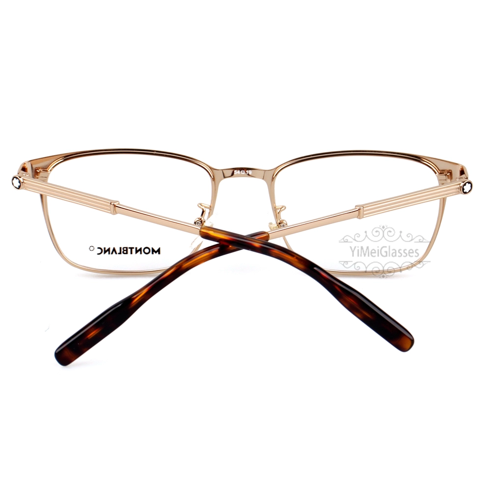 Montblanc Snowcap Emblem Metal Full Frame Eyeglasses MB0094 (5)