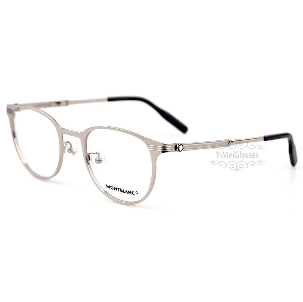 Montblanc Snowcap Emblem Metal Full Frame Eyeglasses MB0095 (10)