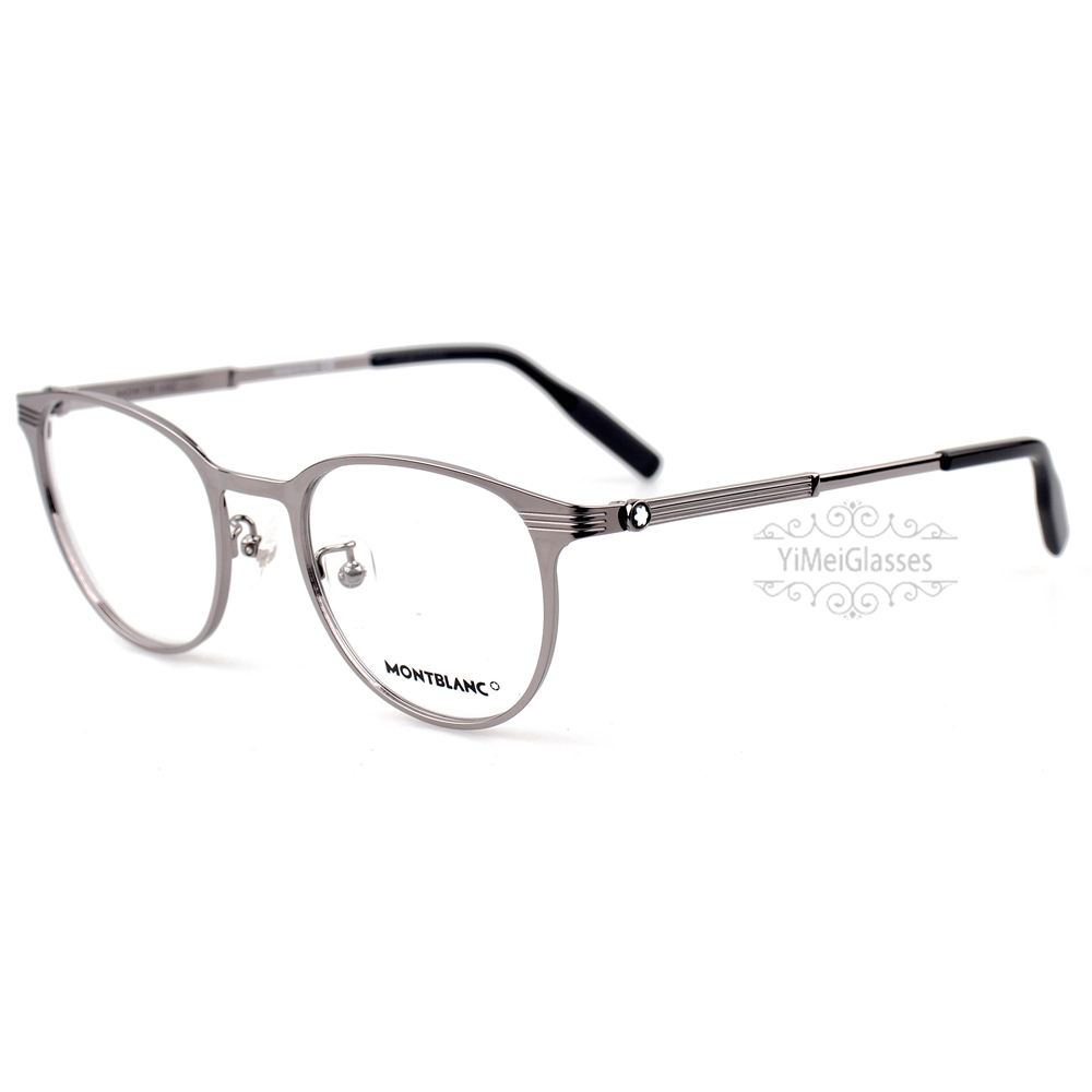 Montblanc Snowcap Emblem Metal Full Frame Eyeglasses MB0095 (13)