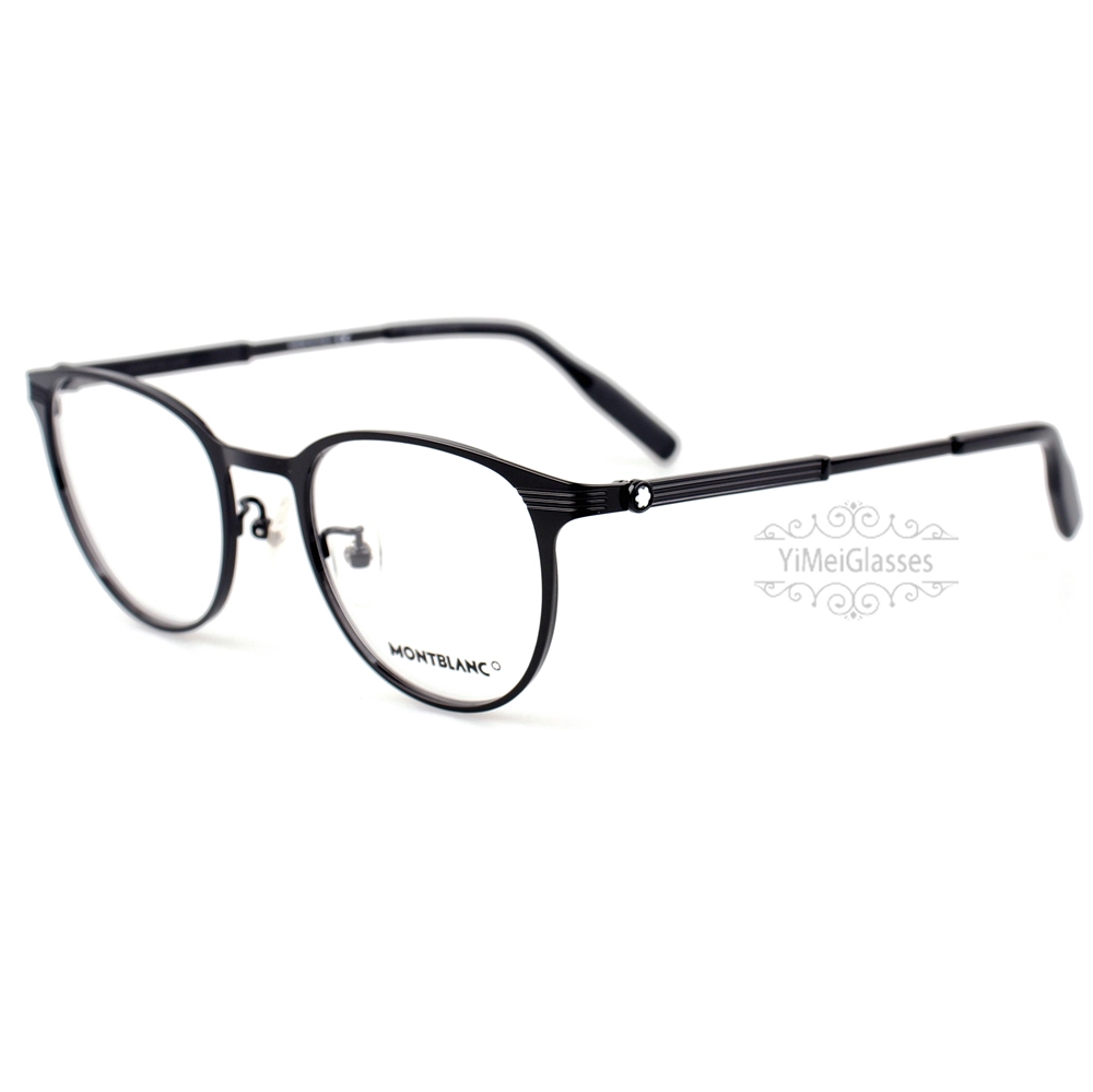 Montblanc Snowcap Emblem Metal Full Frame Eyeglasses MB0095 (16)