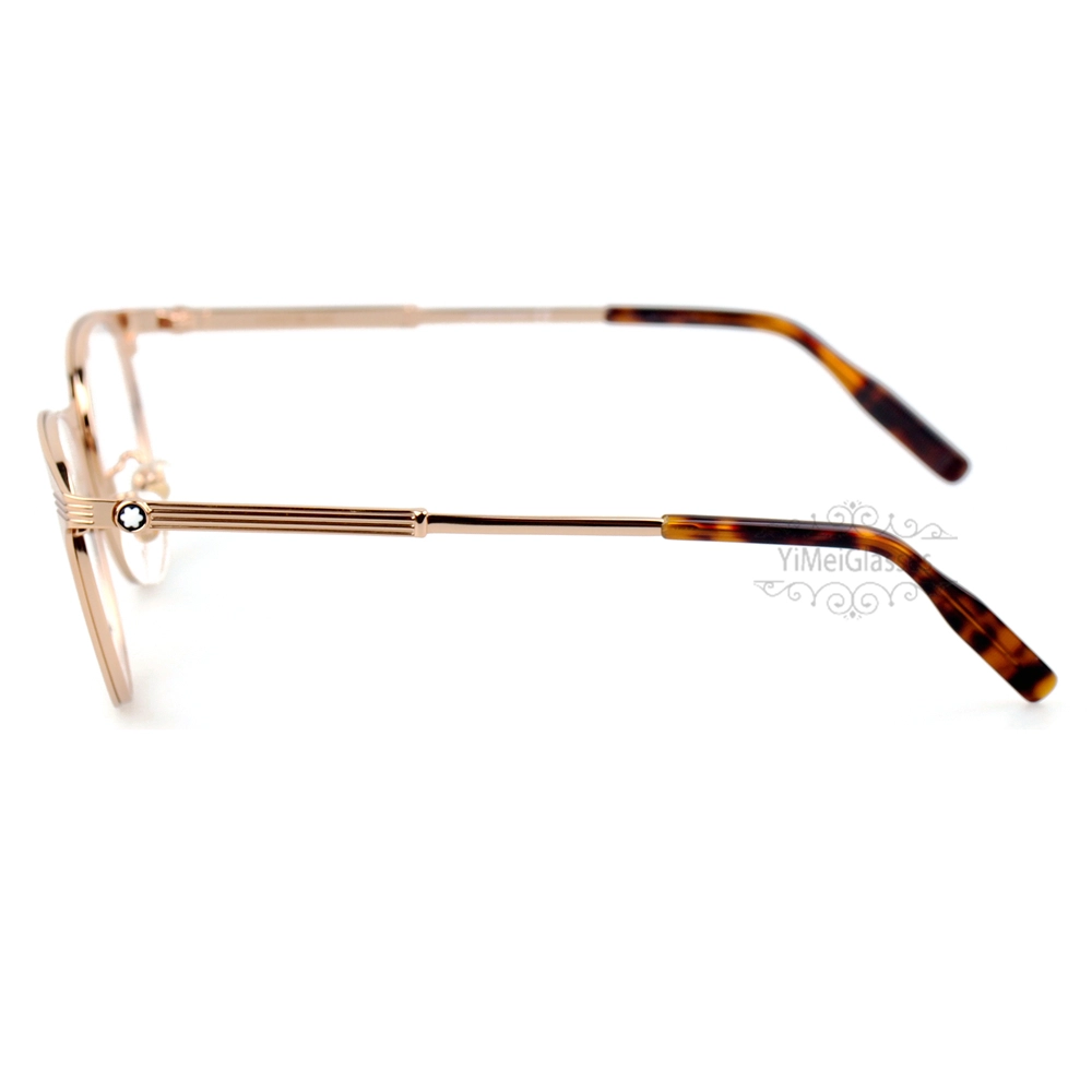 Montblanc Snowcap Emblem Metal Full Frame Eyeglasses MB0095 (4)