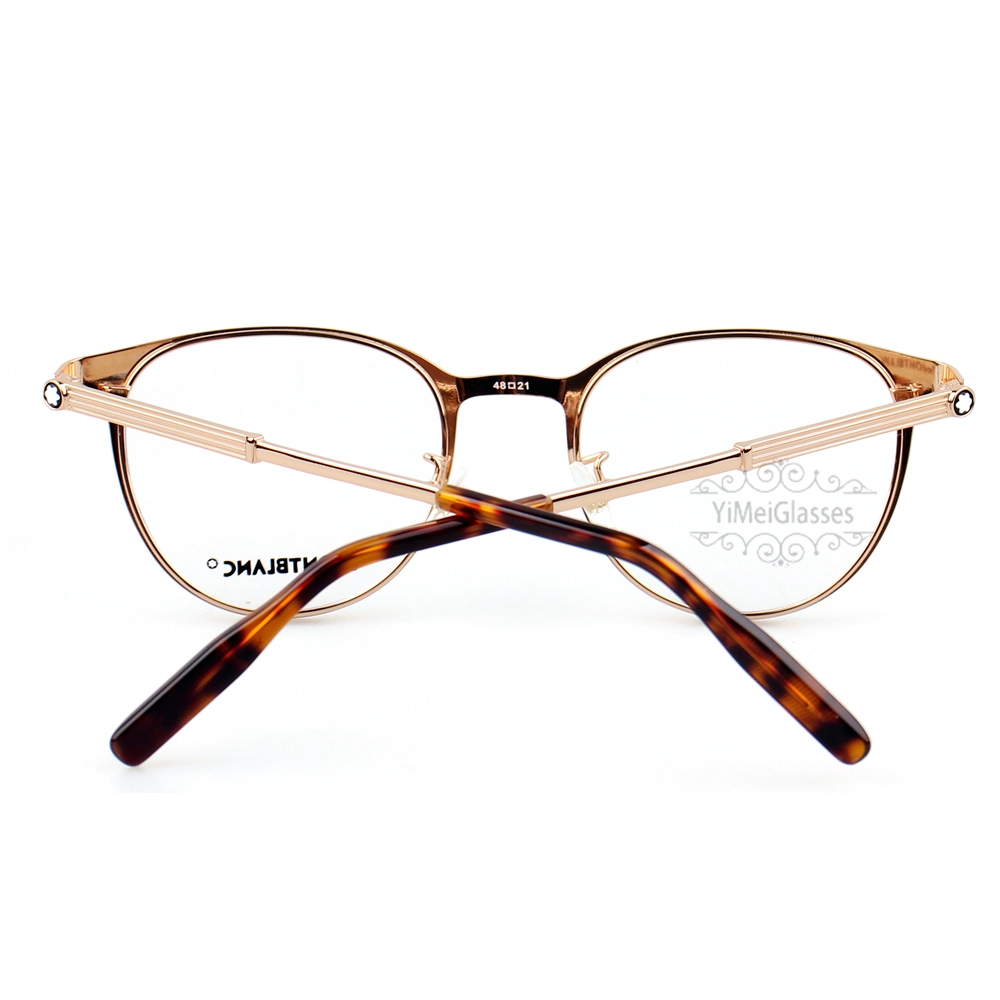 Montblanc Snowcap Emblem Metal Full Frame Eyeglasses MB0095 (5)
