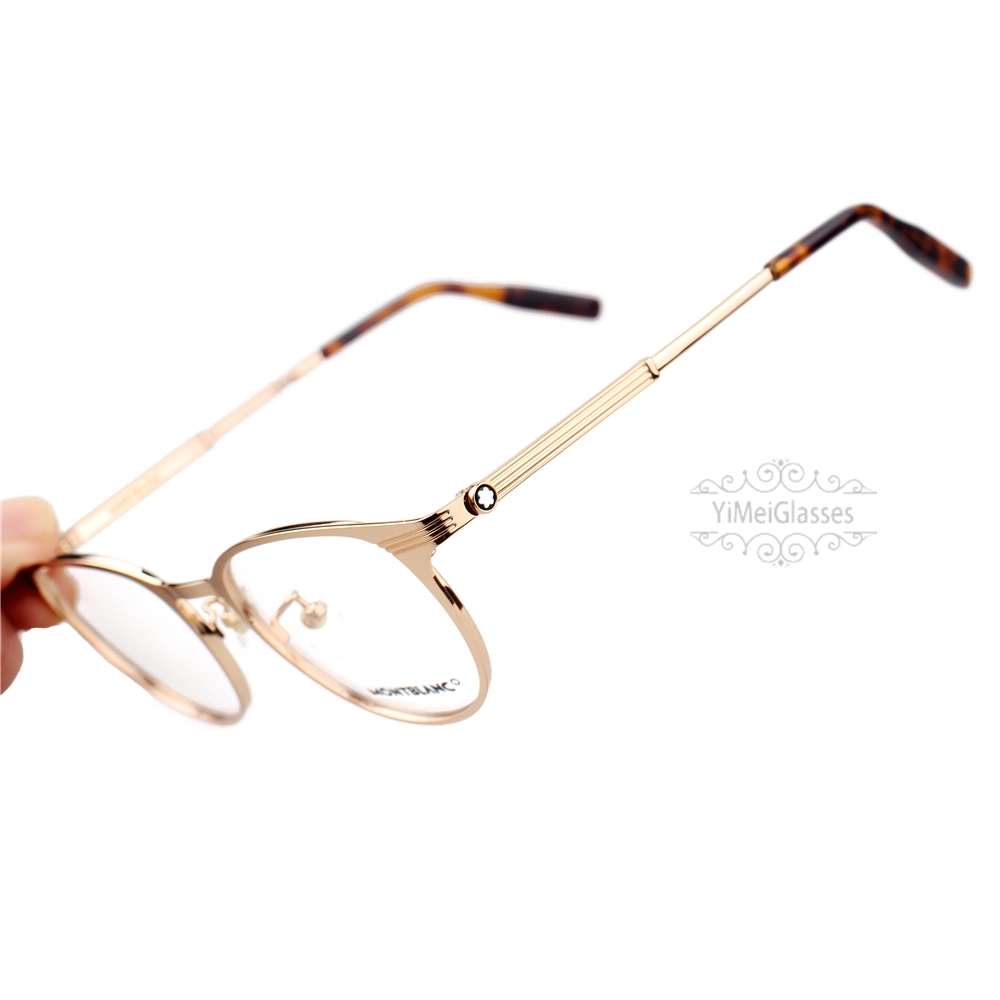 Montblanc Snowcap Emblem Metal Full Frame Eyeglasses MB0095 (6)