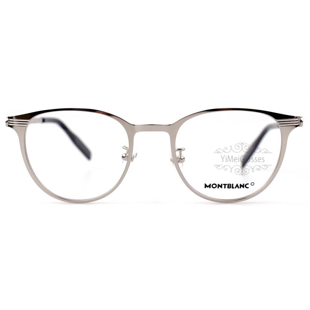 Montblanc Snowcap Emblem Metal Full Frame Eyeglasses MB0095 (9)