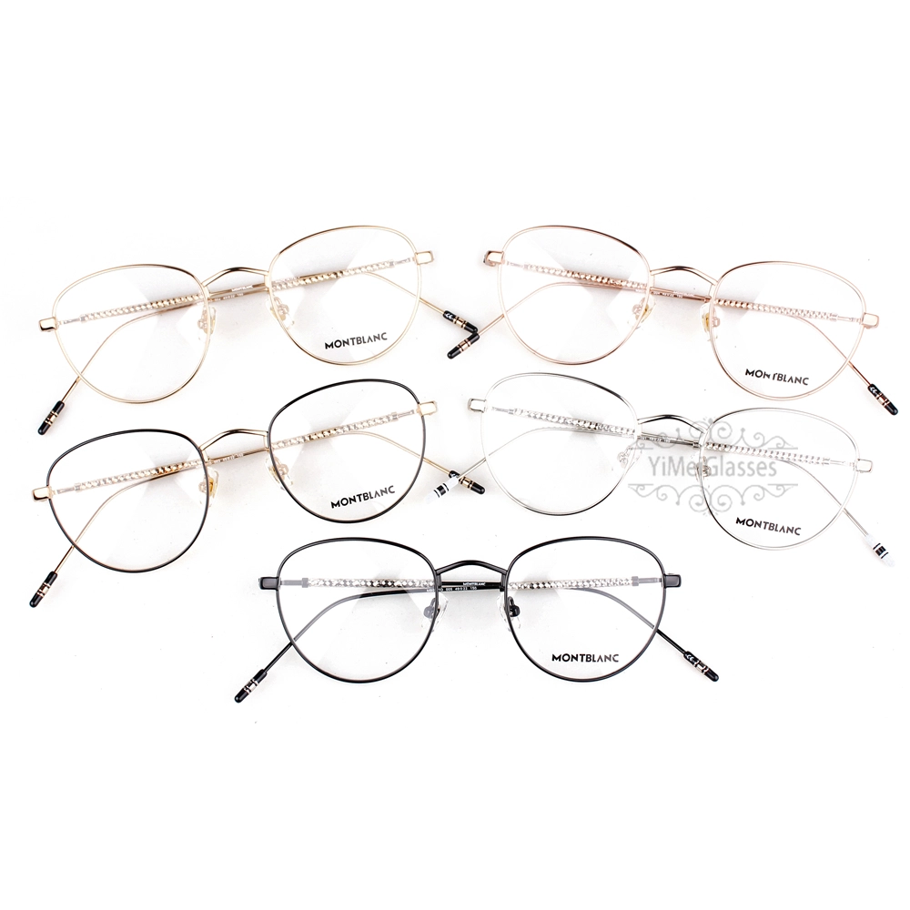 Montblanc Snowcap Emblem Metal Full Frame Eyeglasses MB0111 (1)