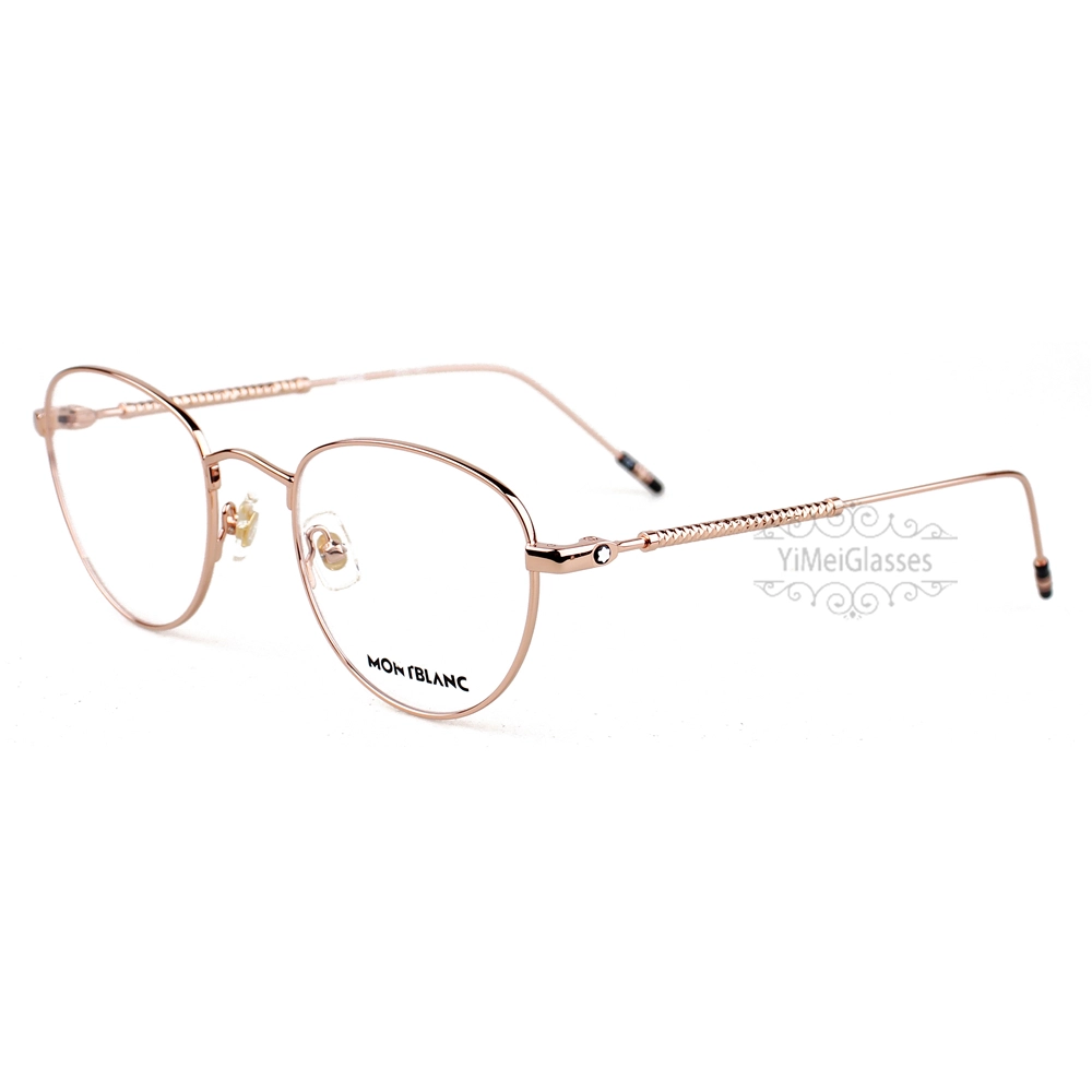 Montblanc Snowcap Emblem Metal Full Frame Eyeglasses MB0111 (9)