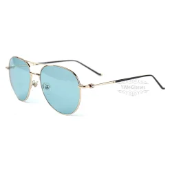 Montblanc Snowcap Emblem Metal Full Frame Sunglasses MB0128 (14)