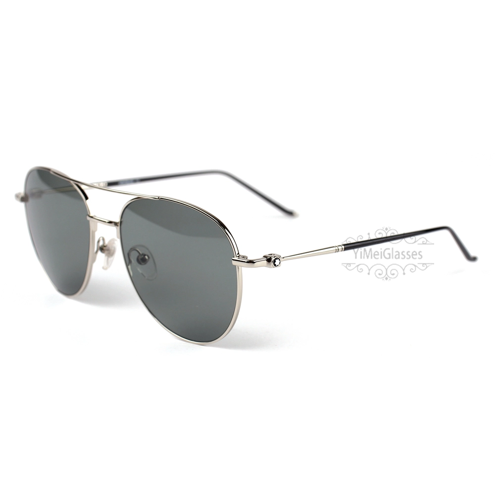 Montblanc Snowcap Emblem Metal Full Frame Sunglasses MB0128 (16)