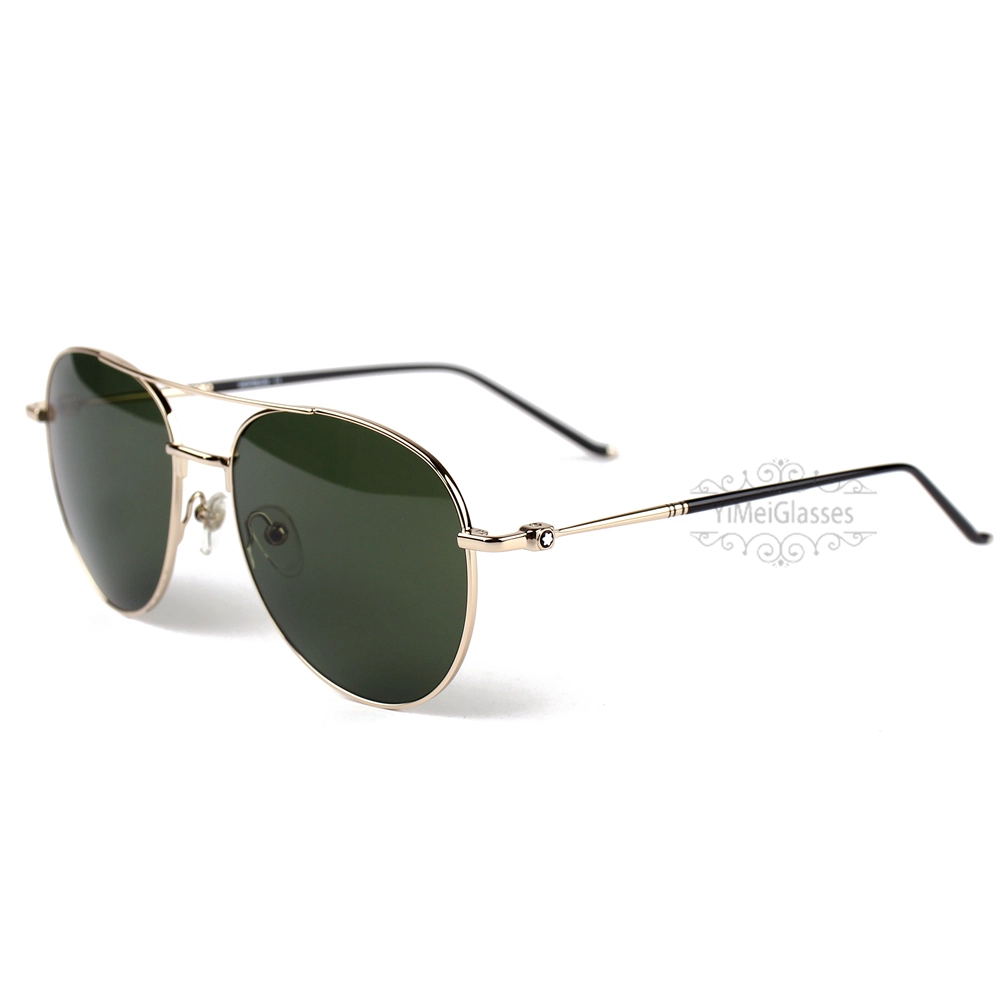 Montblanc Snowcap Emblem Metal Full Frame Sunglasses MB0128 (4)