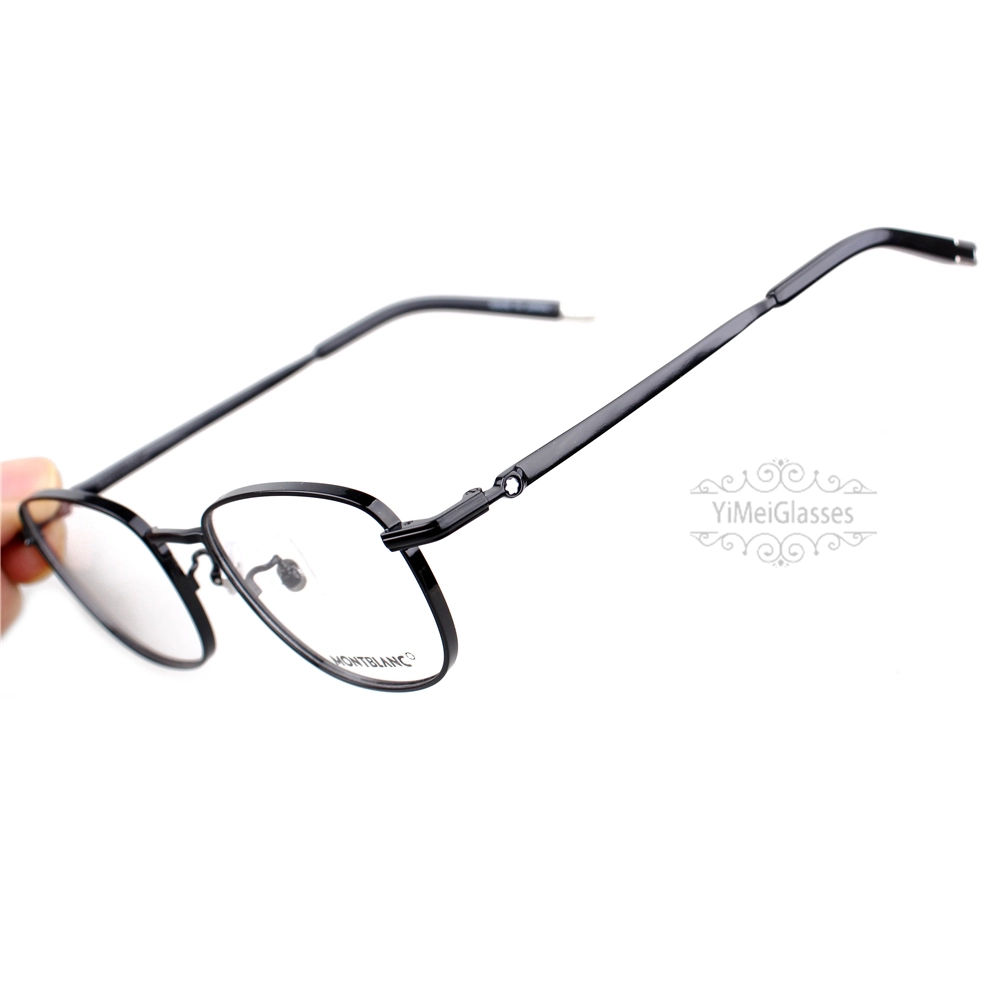 Montblanc Snowcap Emblem Titanium Full Frame Eyeglasses MB0134 (14)