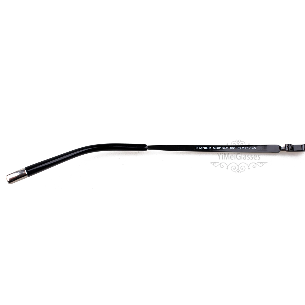 Montblanc Snowcap Emblem Titanium Full Frame Eyeglasses MB0134 (16)