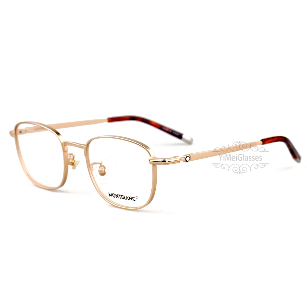 Montblanc Snowcap Emblem Titanium Full Frame Eyeglasses MB0134 (19)