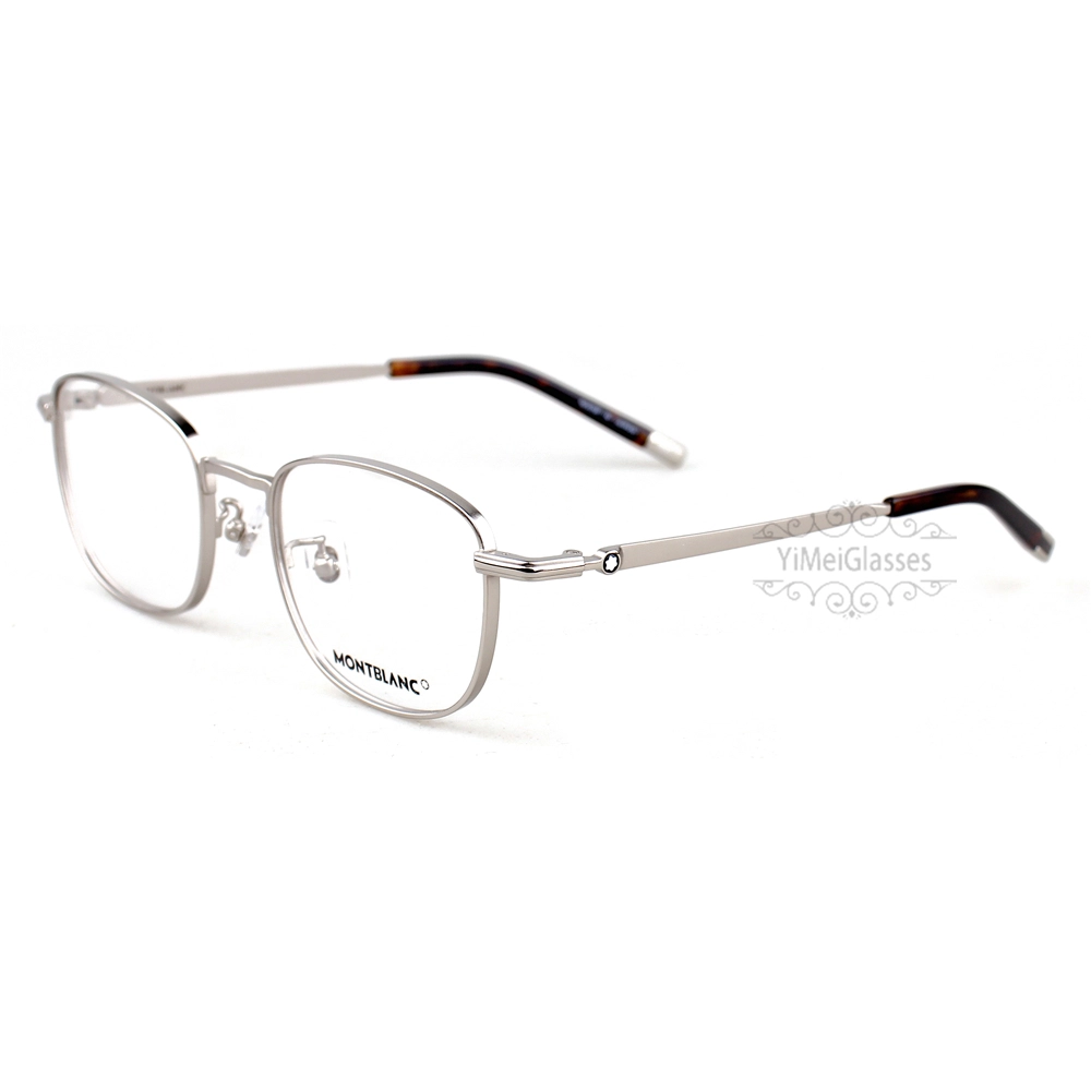 Montblanc Snowcap Emblem Titanium Full Frame Eyeglasses MB0134 (5)
