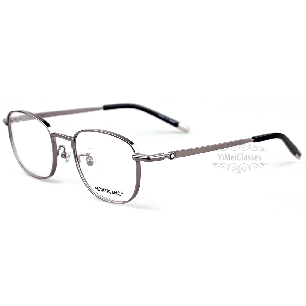 Montblanc Snowcap Emblem Titanium Full Frame Eyeglasses MB0134 (8)