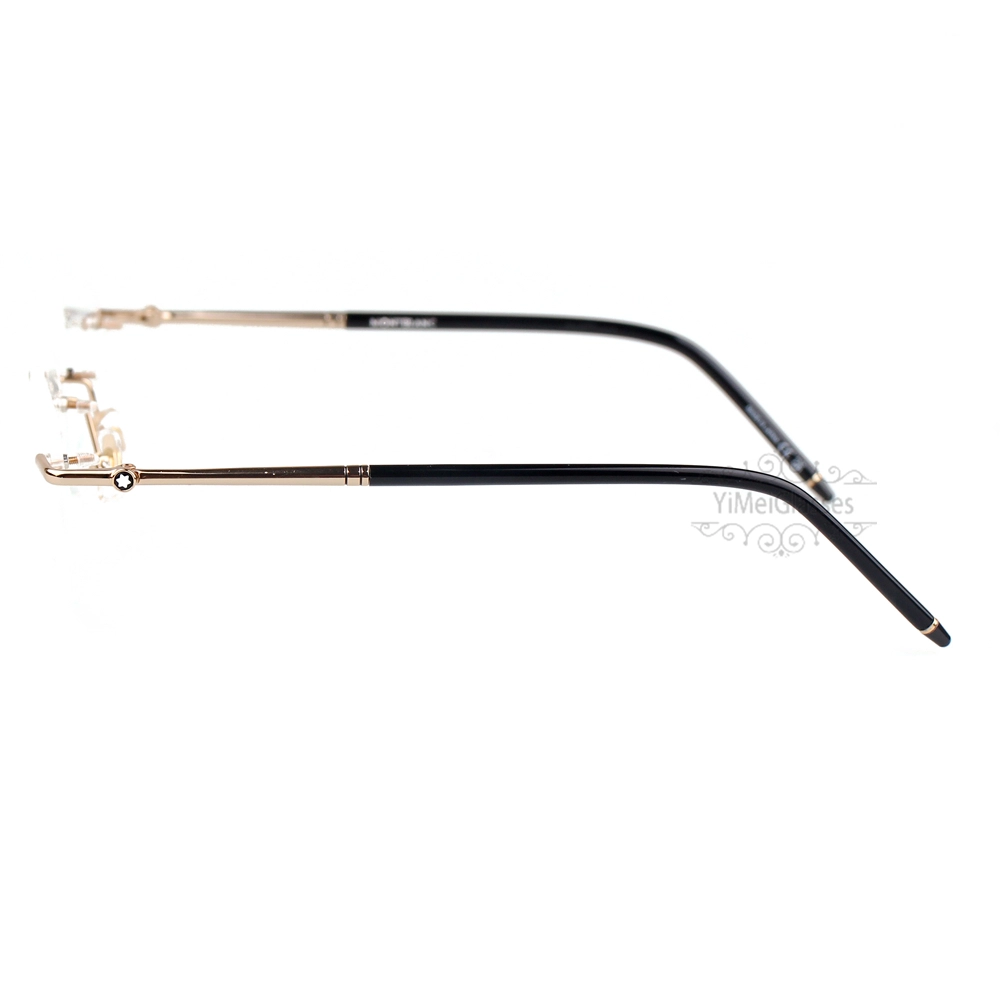 Montblanc Snowcap Emblem Titanium Gafas sin montura MB0071T (4)