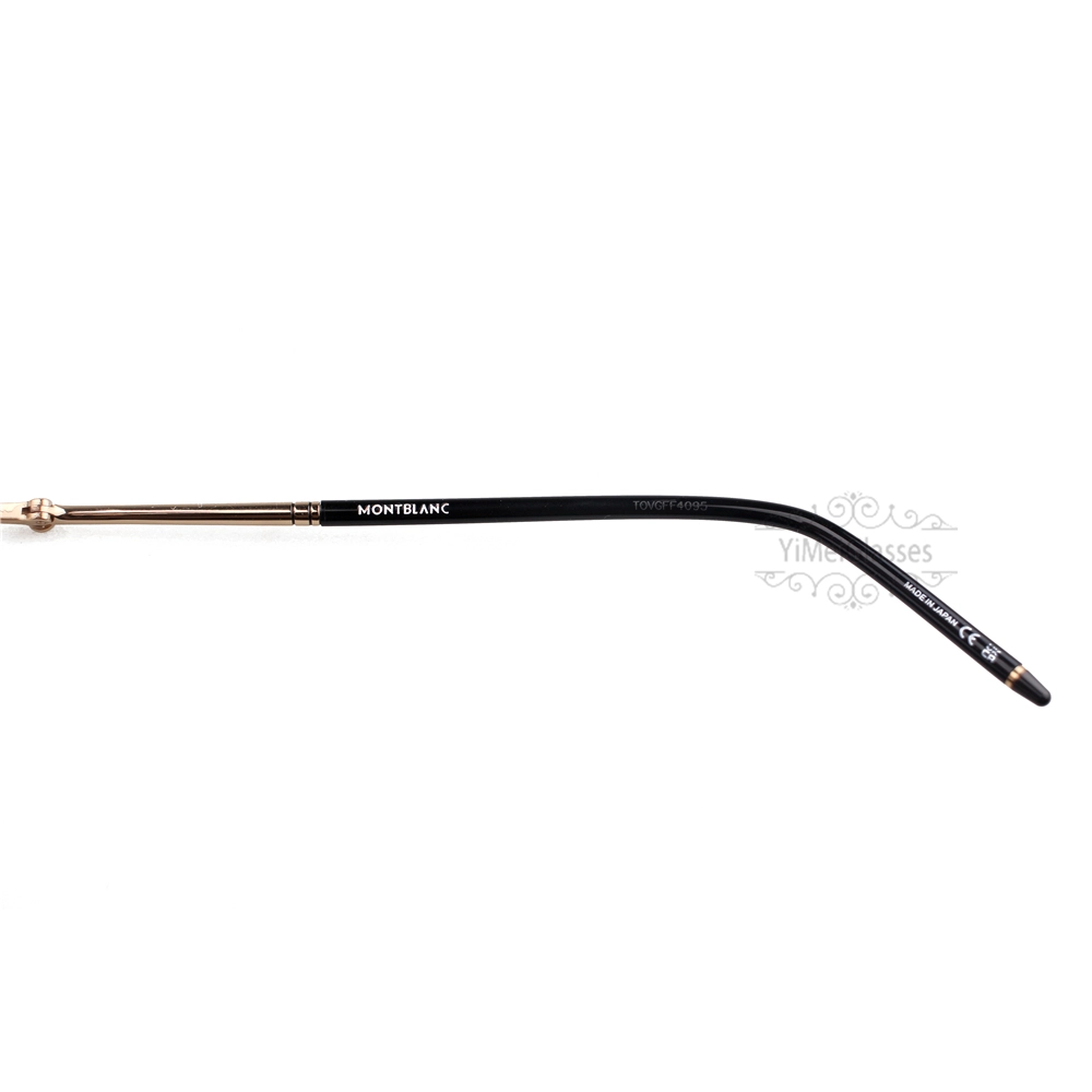 Montblanc Snowcap Emblem Titanium Gafas sin montura MB0071T (7)