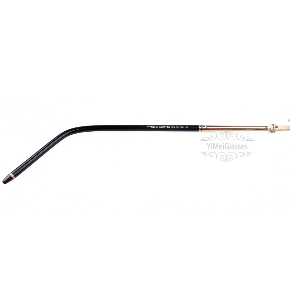 Montblanc Snowcap Emblem Titanium Gafas sin montura MB0071T (8)