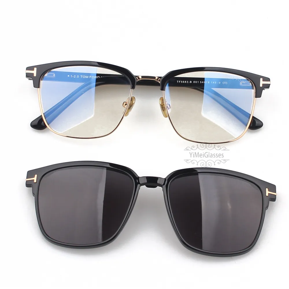 Tom Ford Acetate Metal Icon Collection Full Frame Eyeglasses TF5683 (1)