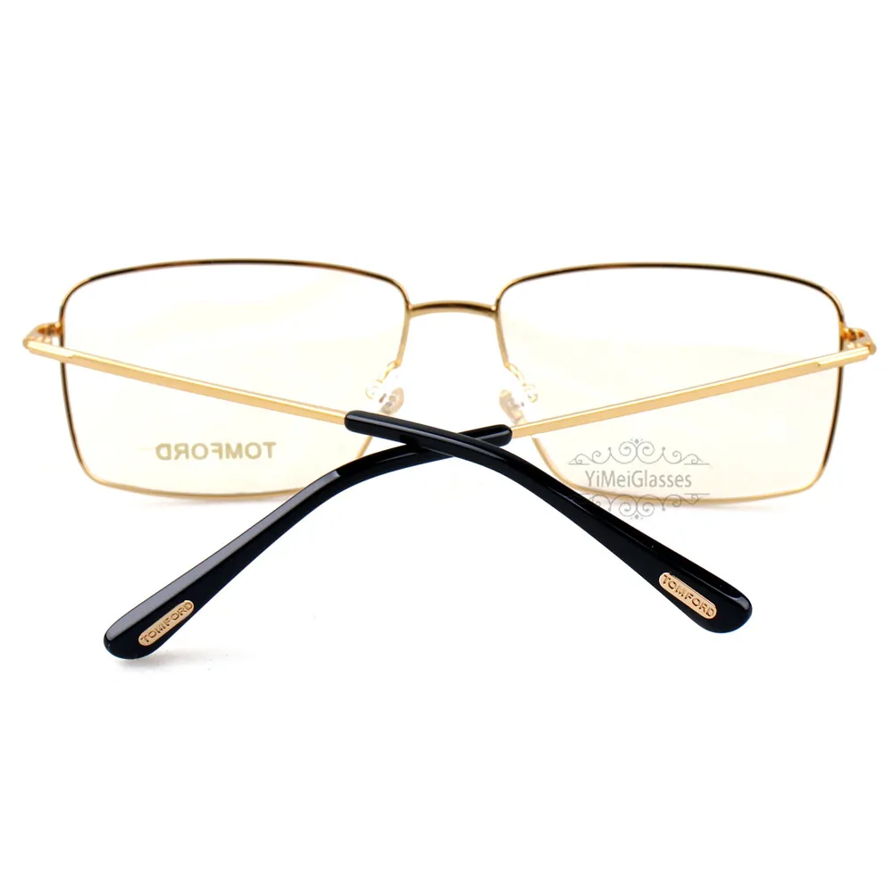 Lunettes de vue Tom Ford à monture intégrale métallique rectangulaire TF5941 (6)