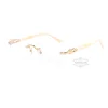 Cartier C Decor Acetate Titanium Rimless Eyeglasses CT0581O (10)