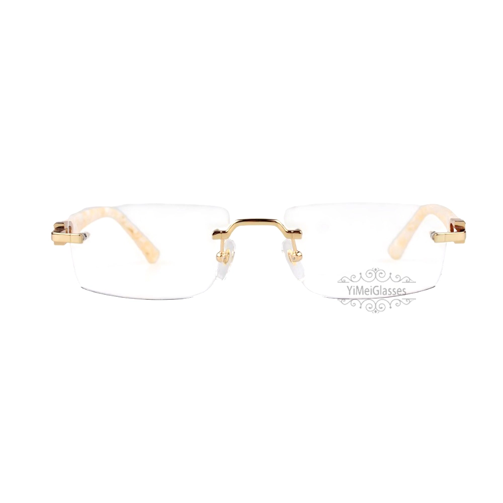 Cartier C Decor Acetate Titanium Rimless Eyeglasses CT0581O (11)