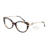 Cartier PANTHèRE Cateye Design Acetate Titanium Full Frame Eyeglasses CT0283O (2)