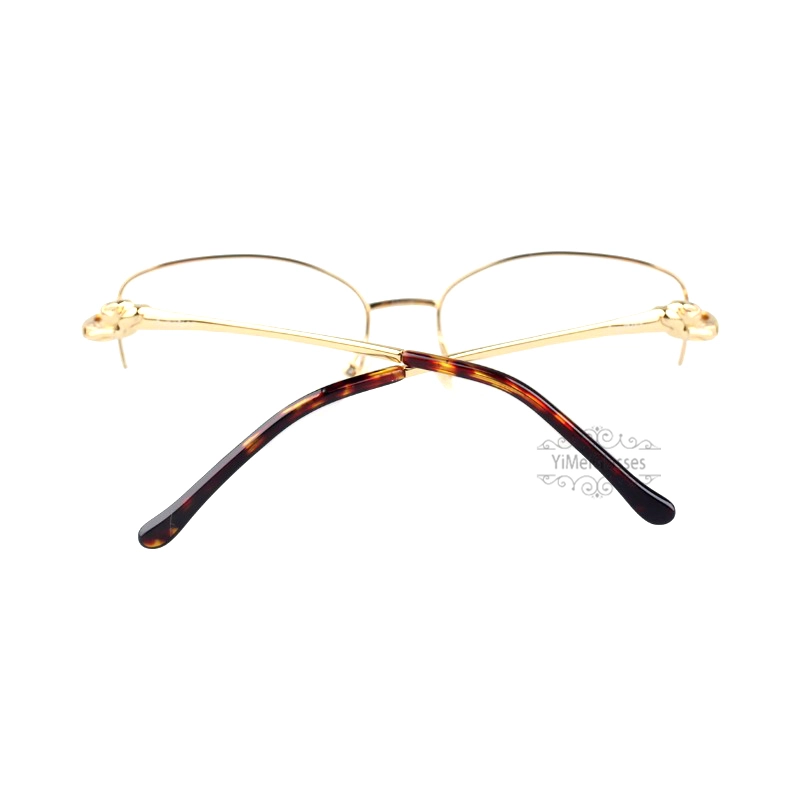Cartier PANTHèRE Cateye Design Titanium Half Frame Eyeglasses CT0280 (9)