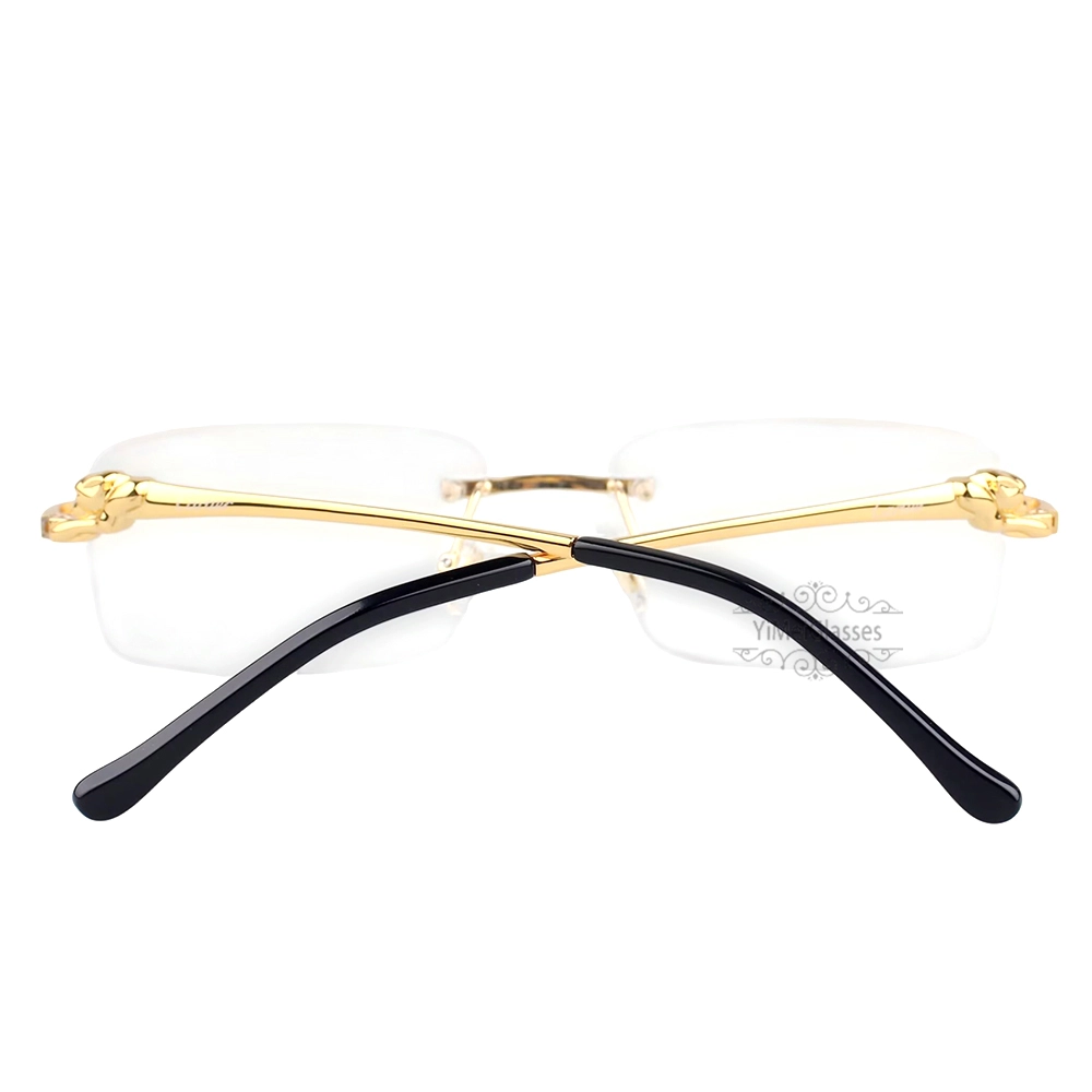 Cartier PANTHèRE Cateye Design Titanium Rimless Eyeglasses CT0281O (6)