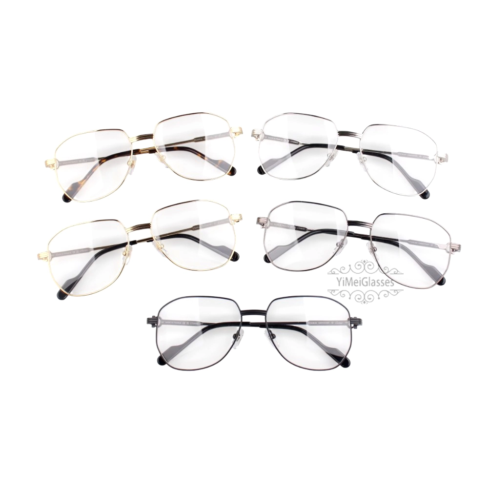 Cartier Première De Pilot Full Frame Titanium Eyeglasses CT0484O (1)