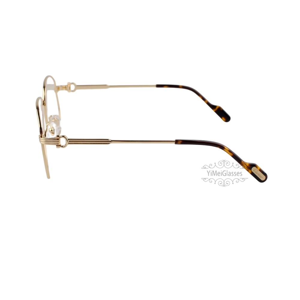 Cartier Première De Pilot Full Frame Titanium Eyeglasses CT0484O (10)