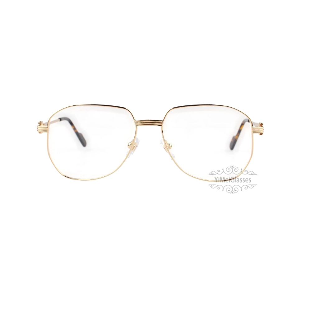 Cartier Première De Pilot Full Frame Titanium Eyeglasses CT0484O (12)