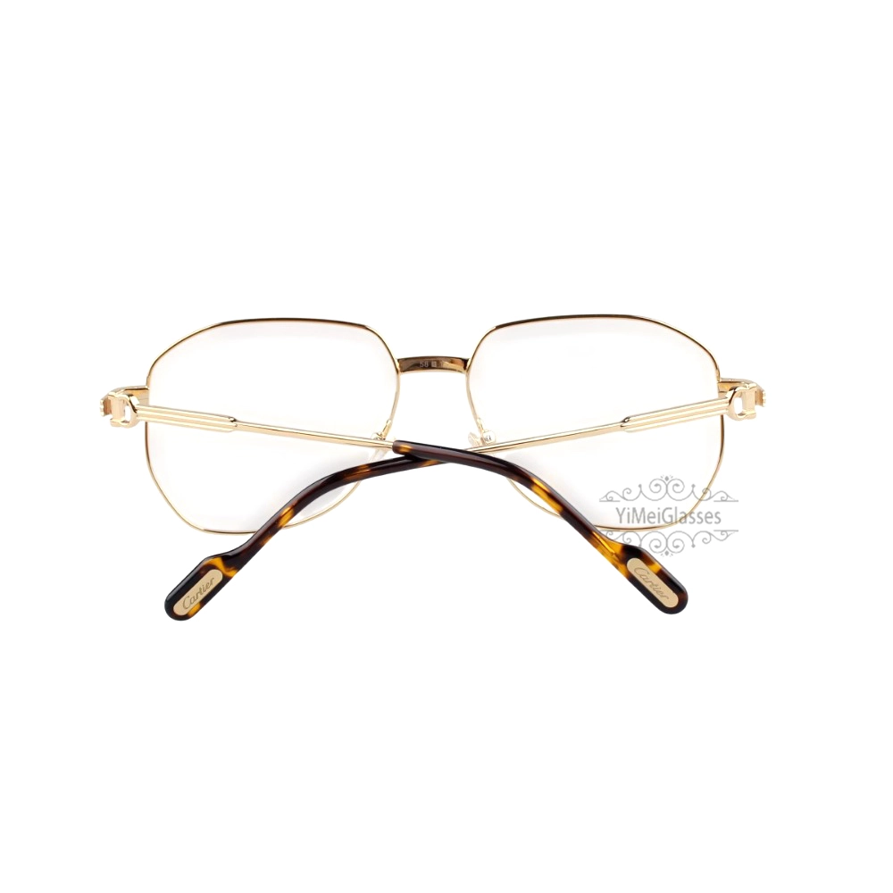 Cartier Première De Pilot Full Frame Titanium Eyeglasses CT0484O (9)