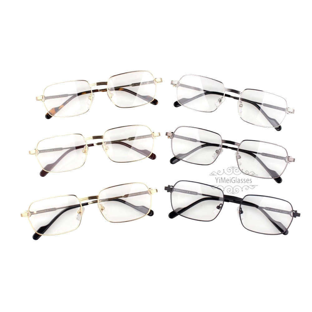 Cartier Première De Rectangle Titanium Full Frame Eyeglasses CT0483O (1)