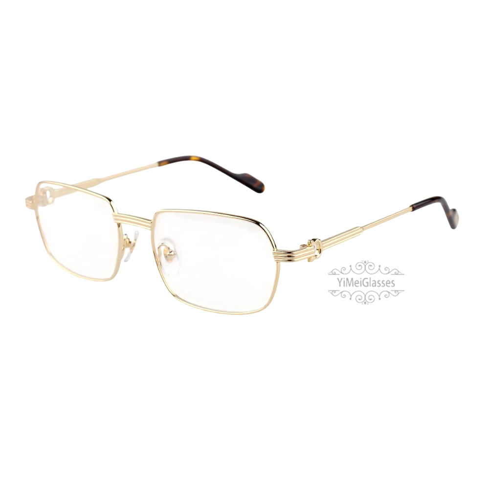 Cartier Première De Rectangle Titanium Full Frame Eyeglasses CT0483O (12)