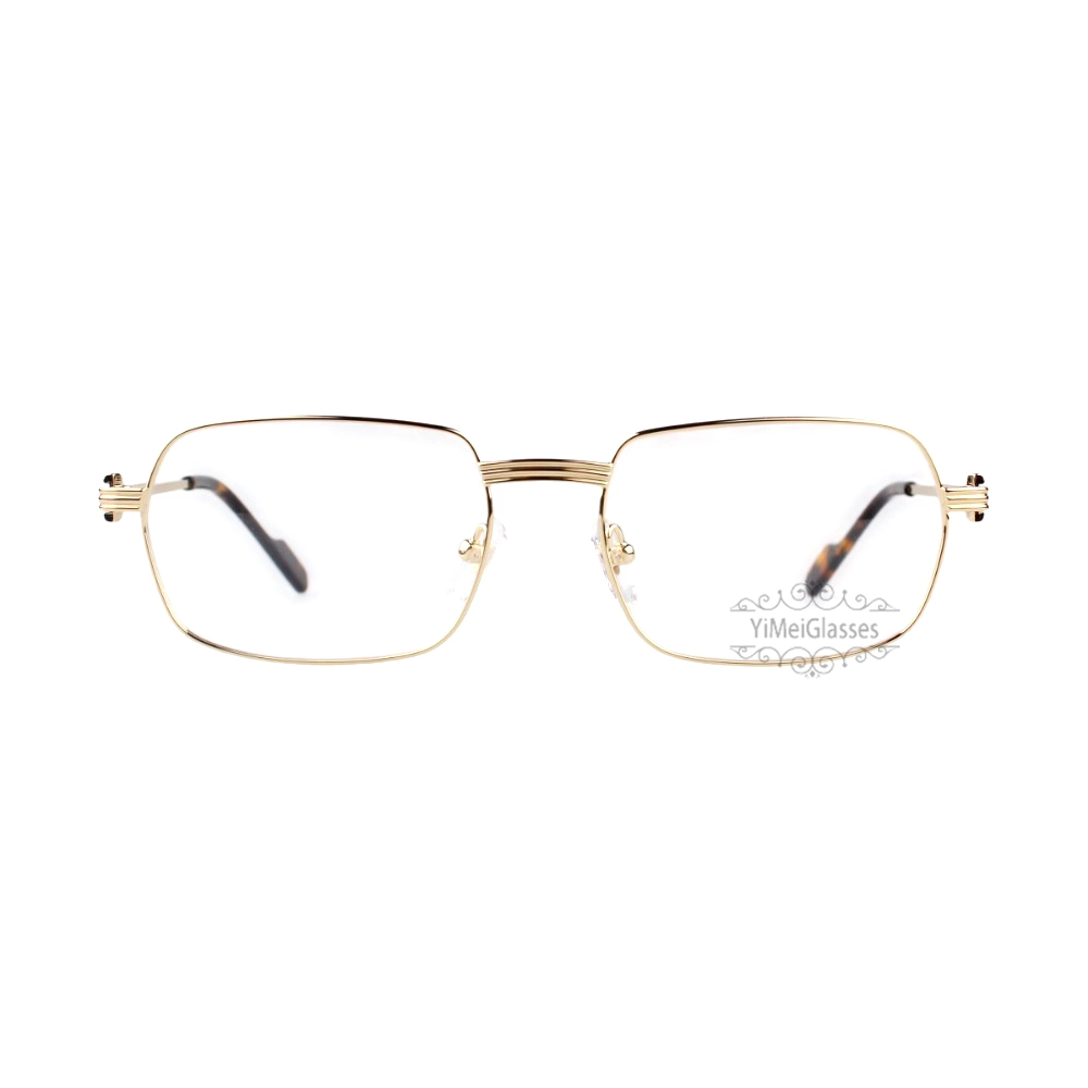 Cartier Première De Rectangle Titanium Full Frame Eyeglasses CT0483O (13)