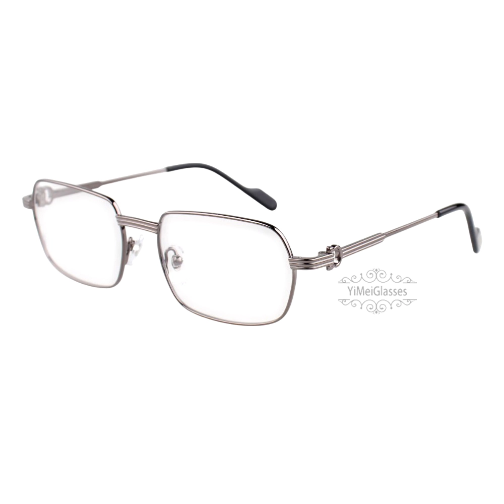 Cartier Première De Rectangle Titanium Full Frame Eyeglasses CT0483O (8)