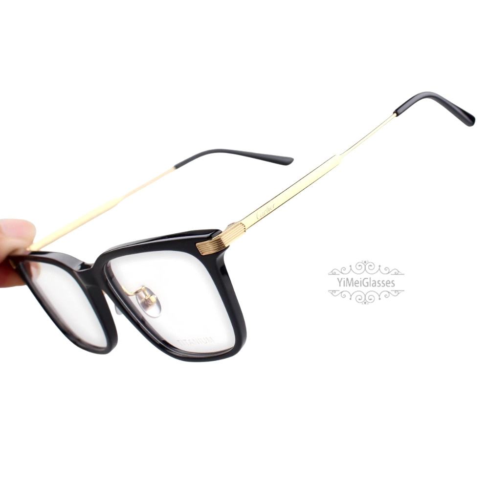 Cartier Première De Titanium Full Frame Eyeglasses CT0384 (4)