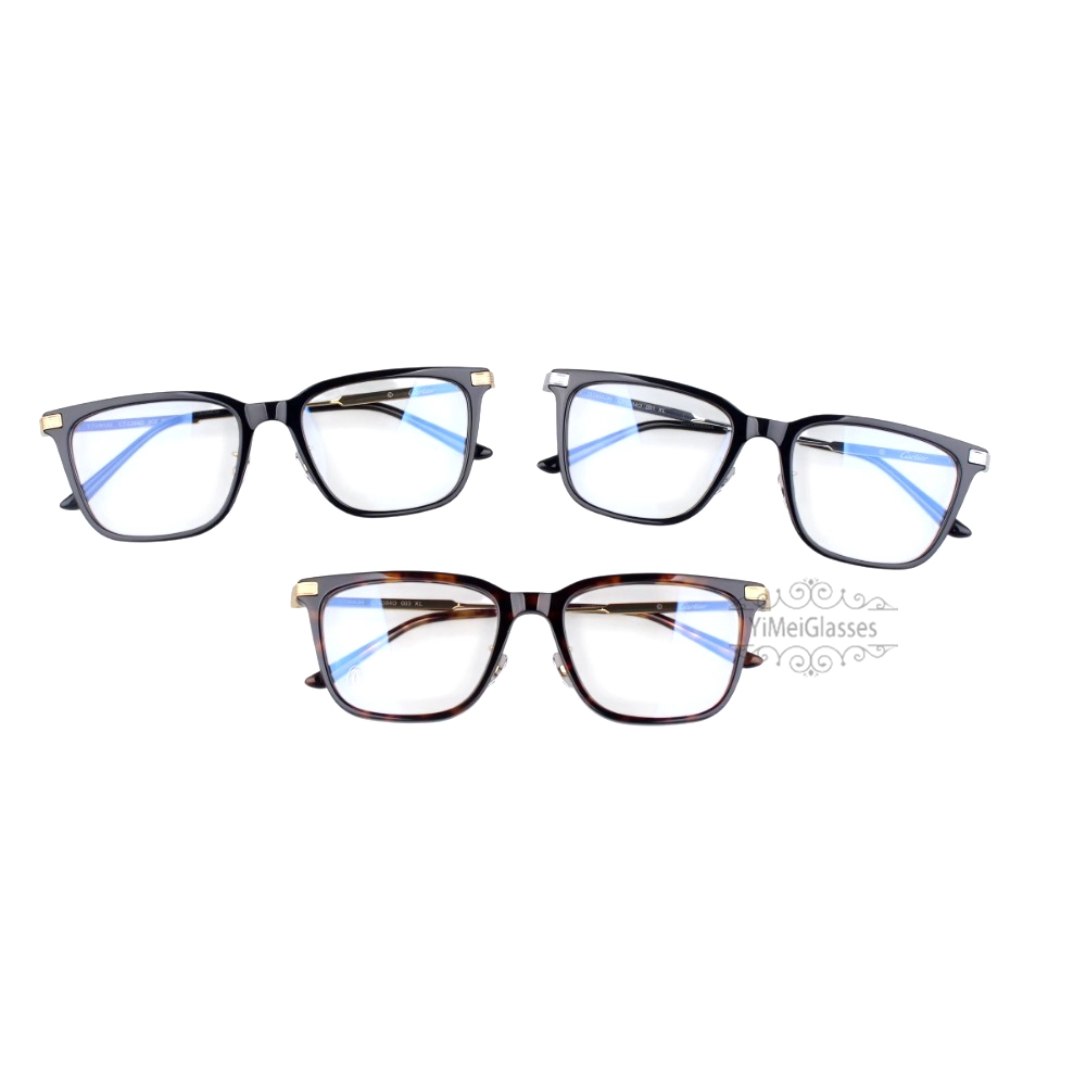Cartier Première De Titanium Full Frame Eyeglasses CT0384 (9)