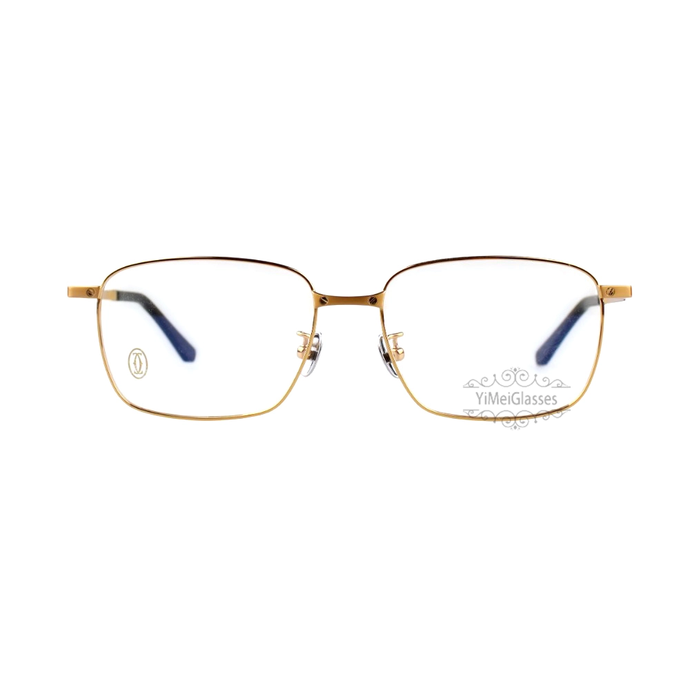 Cartier Santos De Double Bridge Titanium Full Frame Eyeglasses CT0320 (13)