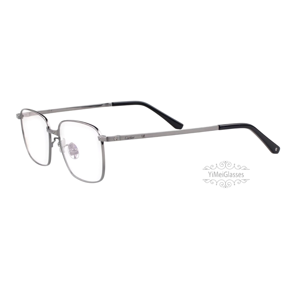 Cartier Santos De Double Bridge Titanium Full Frame Eyeglasses CT0320 (2)