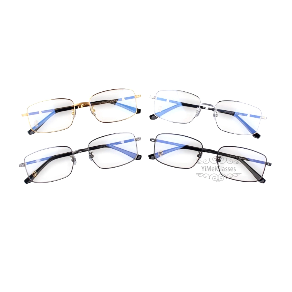 Cartier Santos De Full Frame Titanium Eyeglasses CT0576O (1)