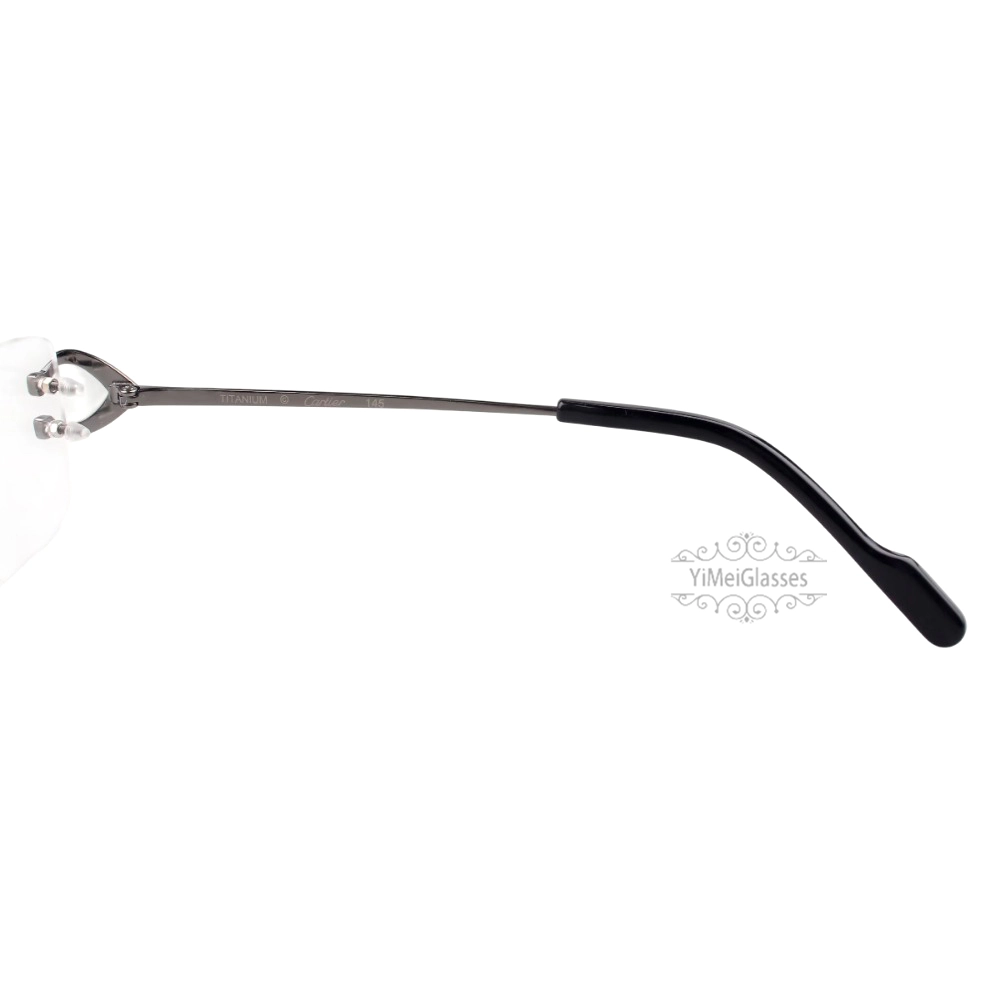 Cartier Singature C DE Rimless Titanium Eyeglasses CT0488O (3)
