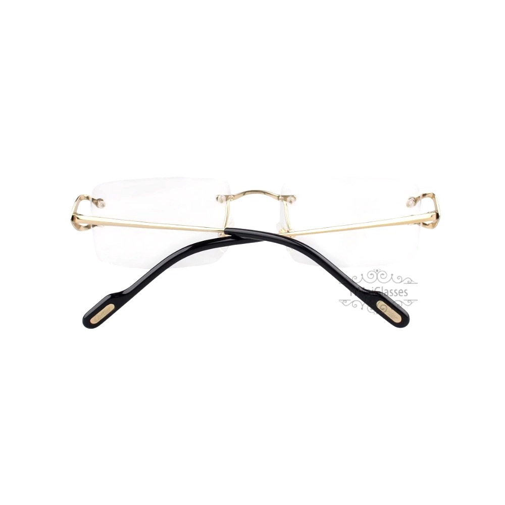 Cartier Singature C DE Rimless Titanium Eyeglasses CT0488O (6)
