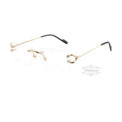 Cartier Singature C DE Rimless Titanium Eyeglasses CT0488O (8)