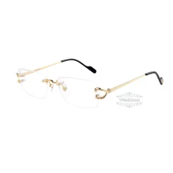 Cartier Singature C DE Rimless Titanium Eyeglasses CT0563O (10)