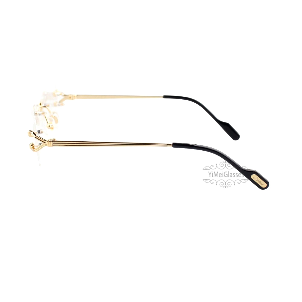 Cartier Singature C DE Rimless Titanium Eyeglasses CT0563O (9)