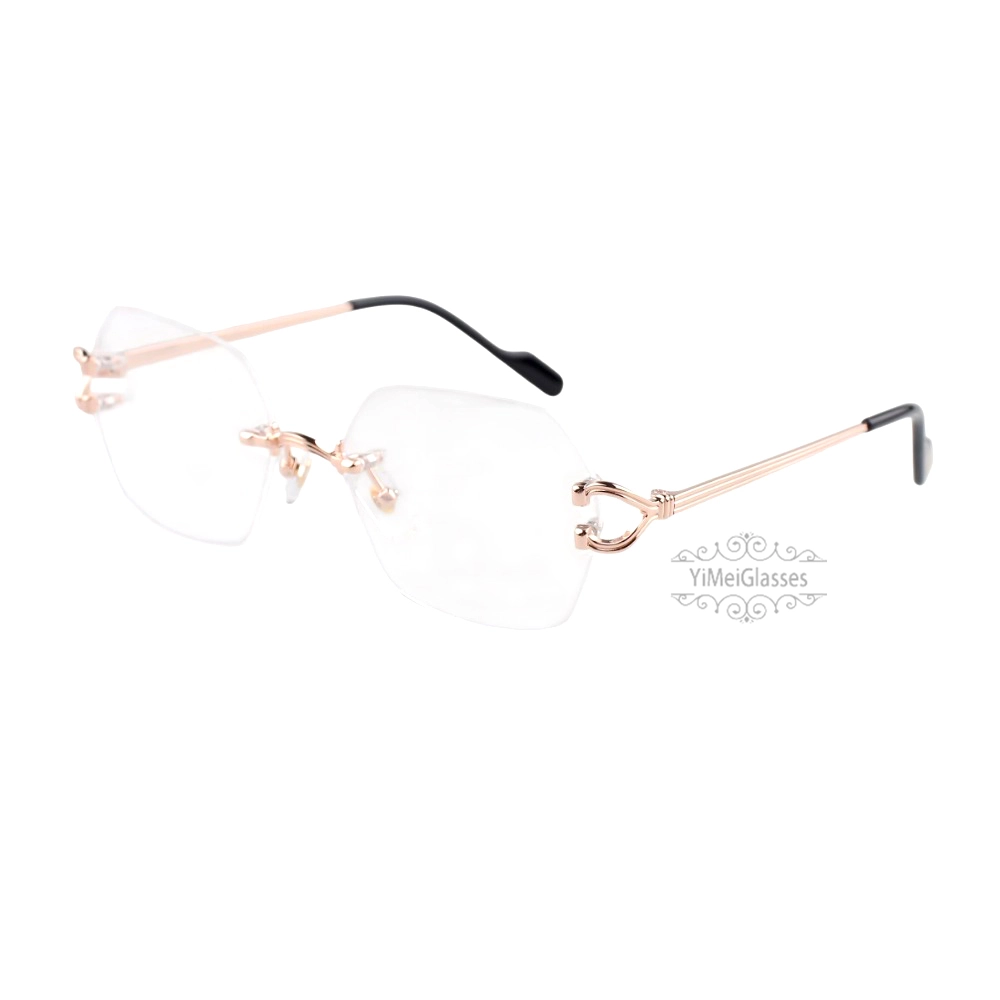 Cartier Singature C DE Rimless Titanium Eyeglasses CT0564O (2)
