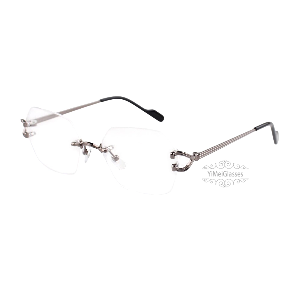 Cartier Singature C DE Rimless Titanium Eyeglasses CT0564O (4)